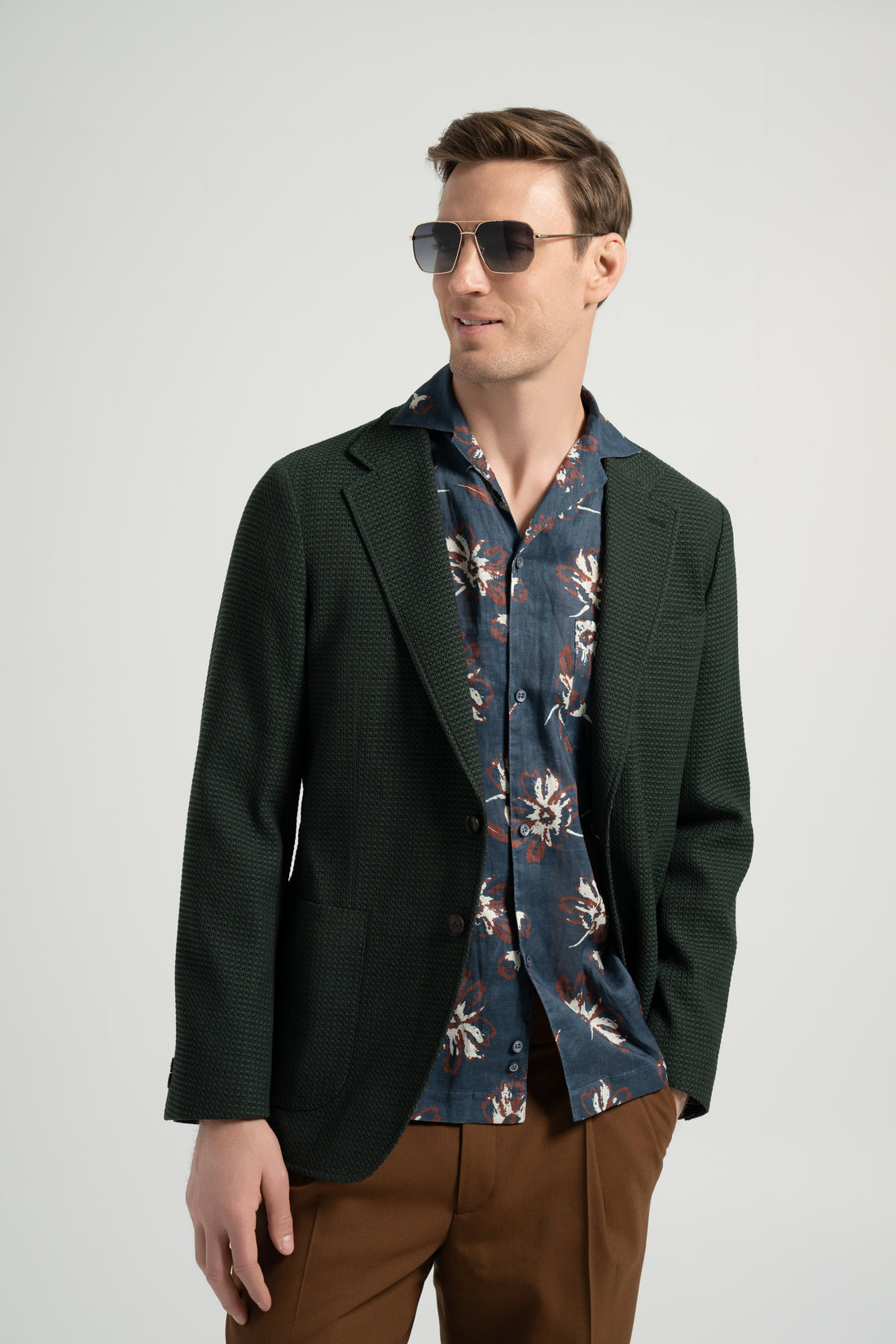 Textured Knit Blazer