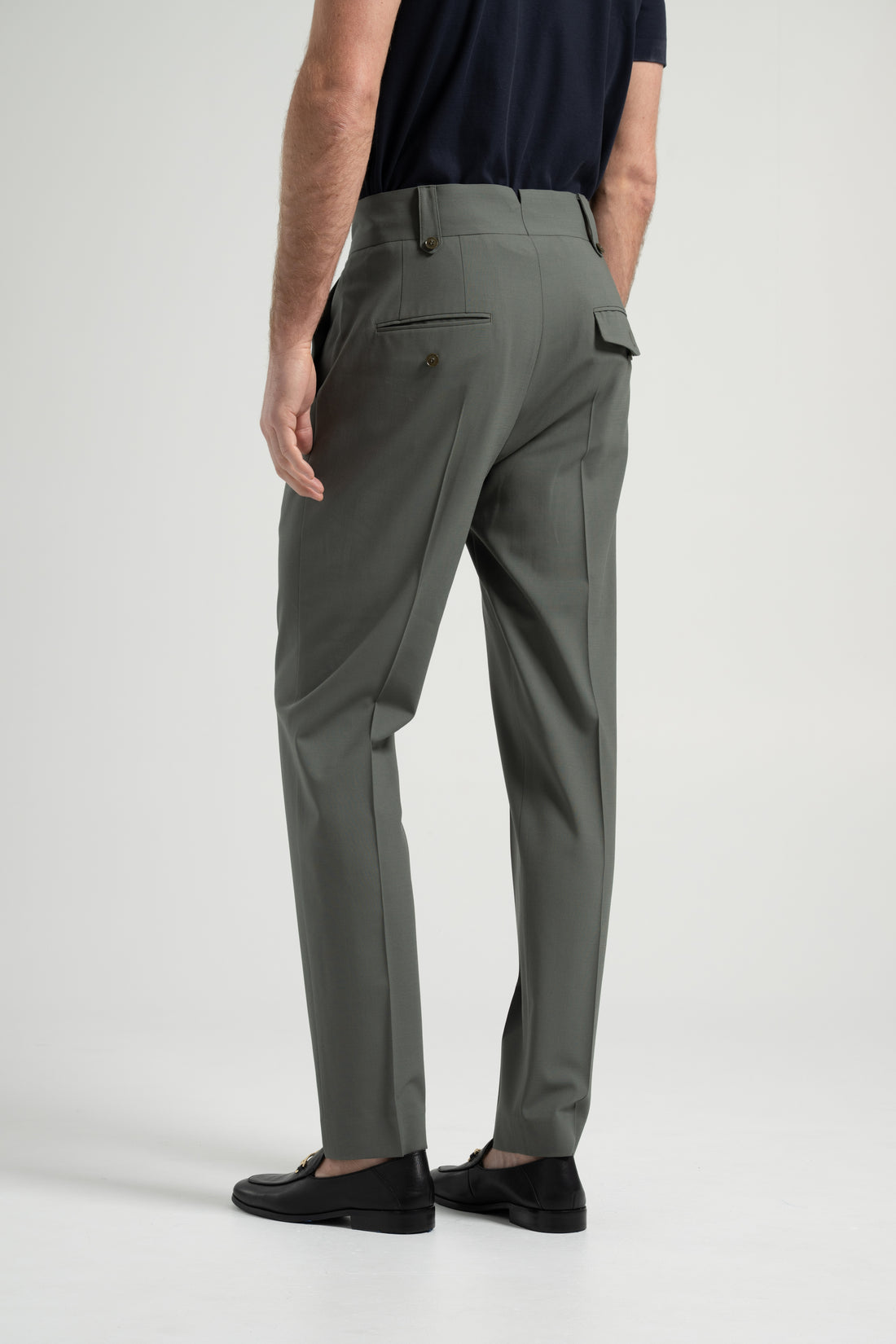 Casual Double-Pleated Trousers